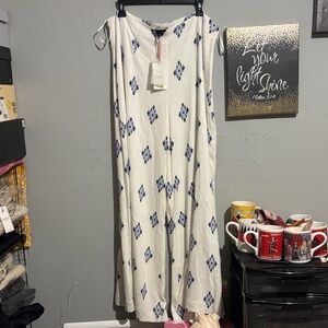 Alex Marie White and Blue Dress Pants